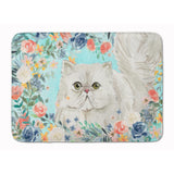 Caroline'S Treasures Persian Spring Flowers Machine Washable Memory Foam Mat Doormats, Multicolor