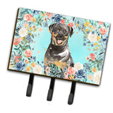 Caroline'S Treasures Rottweiler Leash Or Key Holder Hooks, Multicolor