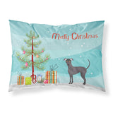 Caroline'S Treasures Argentine Pila Dog Christmas Tree Fabric Standard Pillowcases, Multicolor