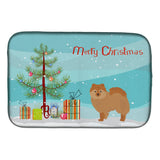 Caroline'S Treasures Ck3456Ddm German Spitz Christmas Tree Dish-Drying-Mats, 14 X 21, Multicolor