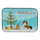 Caroline'S Treasures Ck3459Ddm Imperial Shih Tzu Christmas Tree Dish-Drying-Mats, 14 X 21, Multicolor