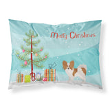 Caroline'S Treasures Papillon Christmas Tree Fabric Standard Pillowcases, Multicolor