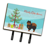 Caroline'S Treasures Pomeranian Christmas Tree Leash Or Key Holder Hooks, Multicolor