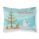 Caroline'S Treasures Miniature Poodle Christmas Tree Fabric Standard Pillowcases, Multicolor