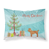 Caroline'S Treasures Toy Poodle Christmas Tree Fabric Standard Pillowcases, Multicolor