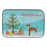 Caroline'S Treasures Ck3482Ddm Rat Terrier Christmas Tree Dish-Drying-Mats, 14 X 21, Multicolor