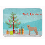 Caroline'S Treasures Shar Pei Christmas Tree Machine Washable Memory Foam Mat Doormats, Multicolor