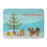Caroline'S Treasures Tibetan Spaniel Christmas Tree Machine Washable Memory Foam Mat Doormats, Multicolor