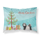 Caroline'S Treasures Tibetan Terrier Christmas Tree Fabric Standard Pillowcases, Multicolor