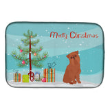 Caroline'S Treasures Ck3494Ddm Brussels Griffon Christmas Tree Dish-Drying-Mats, 14 X 21, Multicolor