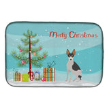 Caroline'S Treasures Miniature Fox Terrier #2 Christmas Tree Dish-Drying-Mats, 14 X 21, Multicolor