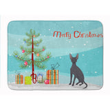 Caroline'S Treasures Peruvian Hairless Dog Christmas Tree Machine Washable Memory Foam Mat Doormats, Multicolor