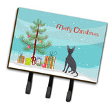 Caroline'S Treasures Peruvian Hairless Dog Christmas Tree Leash Or Key Holder Hooks, Multicolor