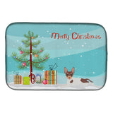 Caroline'S Treasures Ck3511Ddm Toy Fox Terrier Christmas Tree Dish-Drying-Mats, 14 X 21, Multicolor