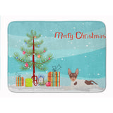 Caroline'S Treasures Toy Fox Terrier Christmas Tree Machine Washable Memory Foam Mat Doormats, Multicolor