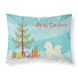 Caroline'S Treasures Bichon Frise Christmas Tree Fabric Standard Pillowcases, Multicolor