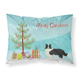 Caroline'S Treasures Border Collie Christmas Tree Fabric Standard Pillowcases, Multicolor