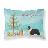 Caroline'S Treasures Collie Christmas Tree Fabric Standard Pillowcases, Multicolor