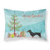 Caroline'S Treasures Dachshund Christmas Tree Fabric Standard Pillowcases, Multicolor