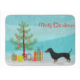 Caroline'S Treasures Dachshund Christmas Tree Machine Washable Memory Foam Mat Doormats, Multicolor