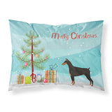Caroline'S Treasures Doberman Pinscher Christmas Tree Fabric Standard Pillowcases, Multicolor