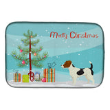 Caroline'S Treasures Ck3547Ddm Jack Russell Terrier Christmas Tree Dish-Drying-Mats, 14 X 21, Multicolor