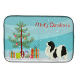 Caroline'S Treasures Ck3548Ddm Japanese Chin Christmas Tree Dish-Drying-Mats, 14 X 21, Multicolor