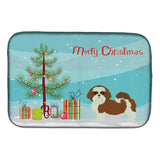 Caroline'S Treasures Ck3563Ddm Shih Tzu Christmas Tree Dish-Drying-Mats, 14 X 21, Multicolor