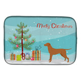 Caroline'S Treasures Ck3568Ddm Vizsla Christmas Tree Dish-Drying-Mats, 14 X 21, Multicolor