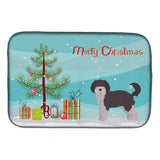 Caroline'S Treasures Ck3800Ddm Aussiedoodle #1 Christmas Tree Dish-Drying-Mats, 14 X 21, Multicolor