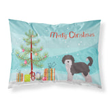 Caroline'S Treasures Aussiedoodle #1 Christmas Tree Fabric Standard Pillowcases, Multicolor