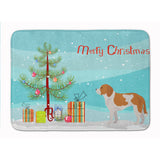 Caroline'S Treasures Beaglier #1 Christmas Tree Machine Washable Memory Foam Mat Doormats, Multicolor