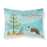 Caroline'S Treasures Borador Christmas Tree Fabric Standard Pillowcases, Multicolor