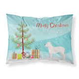 Caroline'S Treasures White Bullboxer Christmas Tree Fabric Standard Pillowcases, Multicolor