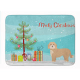 Caroline'S Treasures Cavachon Christmas Tree Machine Washable Memory Foam Mat Doormats, Multicolor