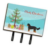 Caroline'S Treasures Black And Tan Cavapoo Christmas Tree Leash Or Key Holder Hooks, Multicolor