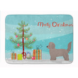 Caroline'S Treasures Doxiepoo Christmas Tree Machine Washable Memory Foam Mat Doormats, Multicolor