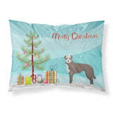Caroline'S Treasures Lurcher #1 Christmas Tree Fabric Standard Pillowcases, Multicolor