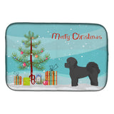 Caroline'S Treasures Ck3852Ddm Black Mal-Shi Christmas Tree Dish-Drying-Mats, 14 X 21, Multicolor