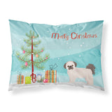 Caroline'S Treasures Pekeapoo Christmas Tree Fabric Standard Pillowcases, Multicolor