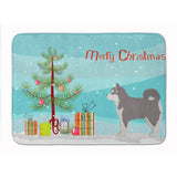 Caroline'S Treasures Pomsky #2 Christmas Tree Machine Washable Memory Foam Mat Doormats, Multicolor