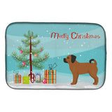 Caroline'S Treasures Ck3863Ddm Puggle Christmas Tree Dish-Drying-Mats, 14 X 21, Multicolor