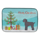 Caroline'S Treasures Ck3865Ddm Grey Schnoodle Christmas Tree Dish-Drying-Mats, 14 X 21, Multicolor