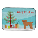 Caroline'S Treasures Ck3871Ddm Shi Chi Christmas Tree Dish-Drying-Mats, 14 X 21, Multicolor