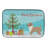 Caroline'S Treasures Ck3883Ddm Yorkiepoo #2 Christmas Tree Dish-Drying-Mats, 14 X 21, Multicolor