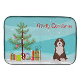 Caroline'S Treasures Ck3886Ddm Bernedoodle #2 Christmas Tree Dish-Drying-Mats, 14 X 21, Multicolor