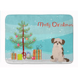 Caroline'S Treasures Shi Chi #3 Christmas Tree Machine Washable Memory Foam Mat Doormats, Multicolor