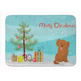 Caroline'S Treasures Shih Poo #3 Christmas Tree Machine Washable Memory Foam Mat Doormats, Multicolor