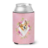 Caroline'S Treasures Ck4115Cc Basenji Pink Flowers Can Or Bottle Hugger Cold-Beverage-Koozies, 12 Oz, Multicolor