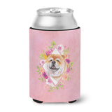 Caroline'S Treasures Ck4132Cc Chow #2 Pink Flowers Can Or Bottle Hugger Cold-Beverage-Koozies, 12 Oz, Multicolor